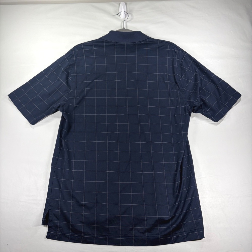 Brooks Brothers Country Club Mens Small Polo Shirt Navy Blue Windowpane Check S - Picture 6 of 6